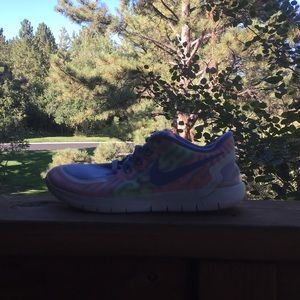 Youth Neon Nike Sneakers Size 4Y